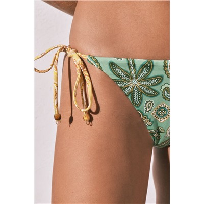 Braga bikini brasileña estampado multicolor