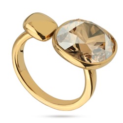 Кольцо Триумф (кристаллы SW шампань 12мм; покрытие золото), Есть комплект