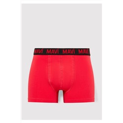 Mavi 3lü Baskılı Boxer 0911873-900