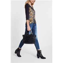 Camiseta floral boho