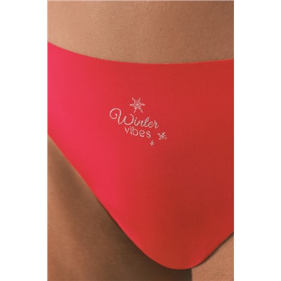 Braga brasileña clean cut rojo lurex