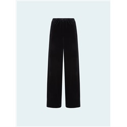 Брюки широкого кроя из бархата, D464/ferrow