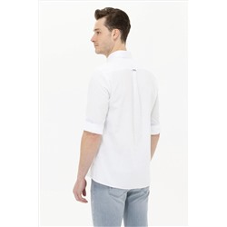 Erkek Beyaz Uzun Kollu Gömlek