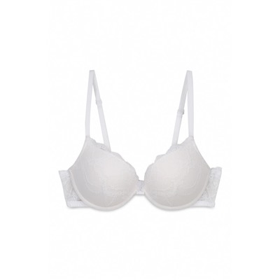 Sujetador push up encaje blanco GORGEOUS