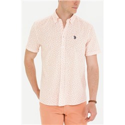 Erkek Sarı Kısa Kollu Gömlek