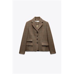 ZW COLLECTION CHECK BLAZER