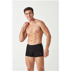 U.S. Polo Assn. U.S. Polo Assn. Erkek Gri Melanj - Siyah 2 Li Boxer