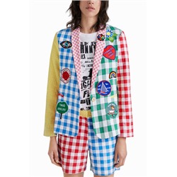 Blazer patchwork cuadros Johnson Hartig