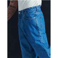 Jeans im Baggy-Fit mit weitem Bein