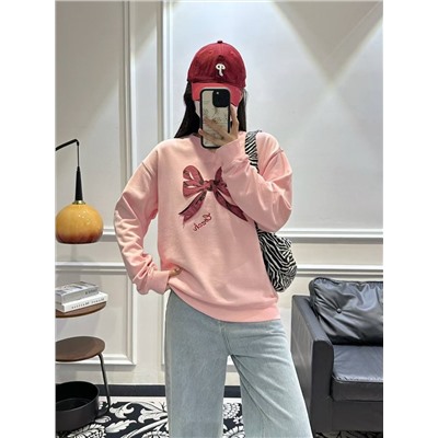 Женский свитшот с бантом КОУ*Ч
