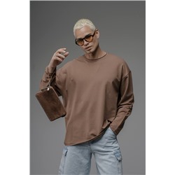 oversize basıc sweatshirt  Коричневый