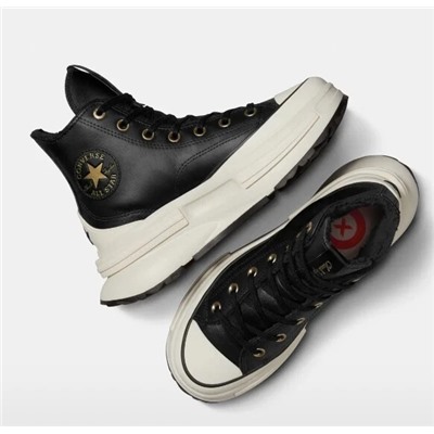 Converse Run Star Legacy Leather & Fur Sherpa Black - A12442C Expeditedship