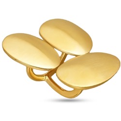 Кольцо Геометрия (покрытие матовое золото)