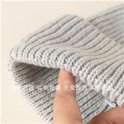 Теплая эластичная шапка с двойным отворотом унисекс  Acn*e Studio*s