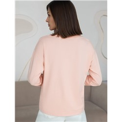 Базовый лонгслив из премиального хлопка с эластаном