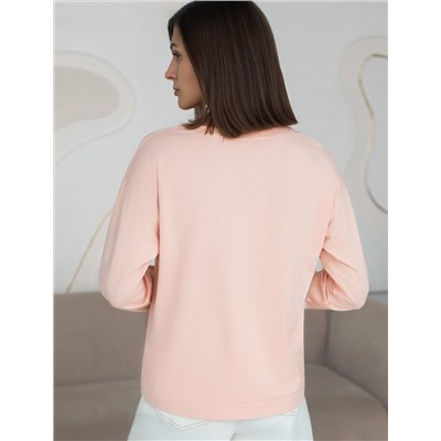 Базовый лонгслив из премиального хлопка с эластаном