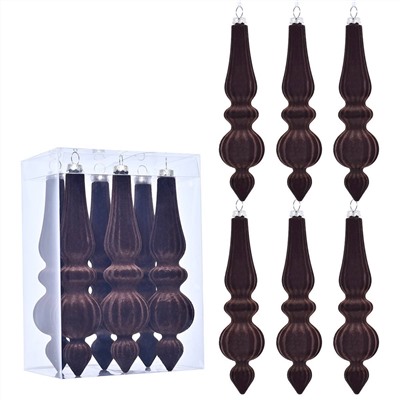 Очень красивые бархатные елочные игрушки