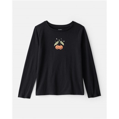 Girls Paris Long-Sleeve Graphic Tee - Ivory