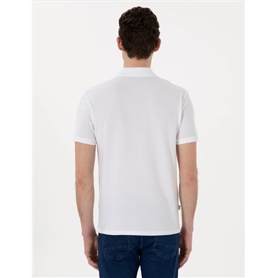 Beyaz Slim Fit Tişört