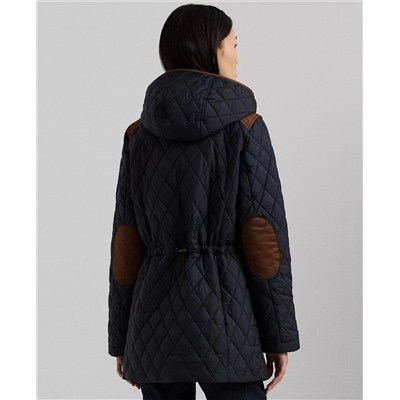 Lauren Ralph Lauren Women's Hooded Anorak Quilted Coat