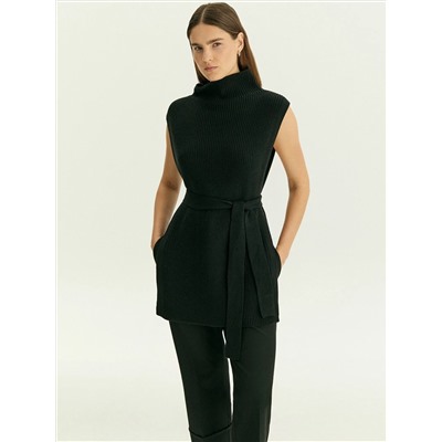 Вязаный жилет с добавлением шерсти, GL054/galor