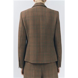 ZW COLLECTION CHECK BLAZER