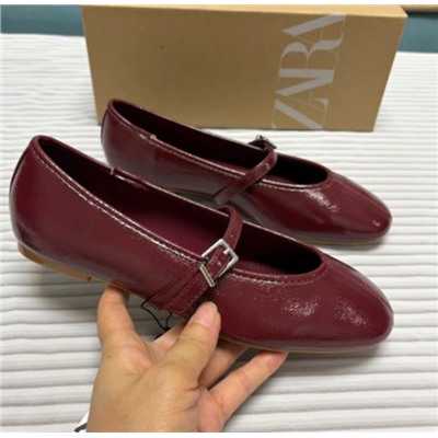 Осенние женские туфли с пряжкой ЗАР*А