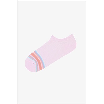 Penti Colorline 3lü Pembe Beyaz Sneaker Çorap