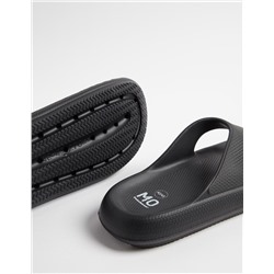 Flip Flops, Men, Dark Black