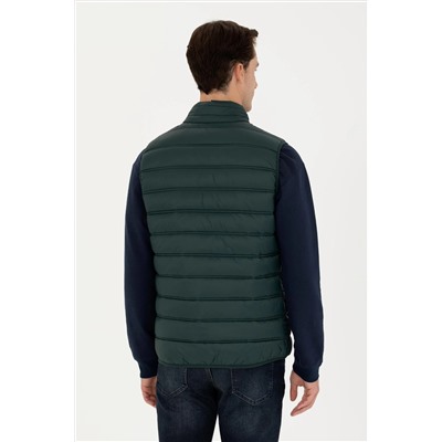 Erkek Koyu Yeşil Yelek