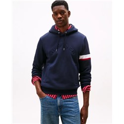 Tommy Hilfiger Men's Stripe Sleeve Hoodie
