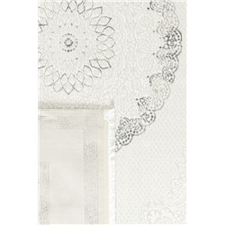 Mons Halı - Beyaz/Gri - 155x225 cm