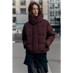 SHORT WATER-REPELLENT WINDPROOF HOODED ANORAK