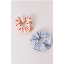 Pack 2 coleteros print  chili y rayas azules