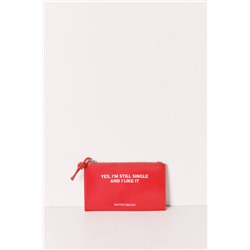 Mini monedero charol rojo
