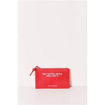 Mini monedero charol rojo