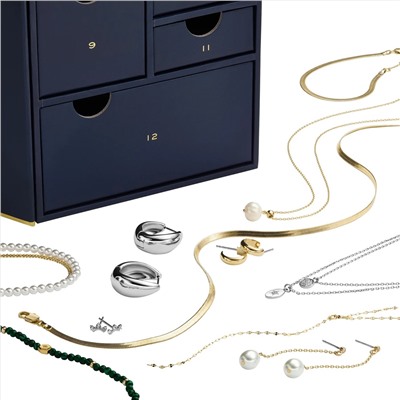 Fossil      Women's the 12 days of jewelry set