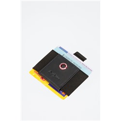 Tarjetero Badge Marrón