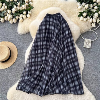 Шифоновая многослойная юбка-макси  6 цветов