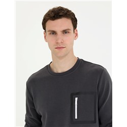 Antrasit Regular Fit Sweatshirt