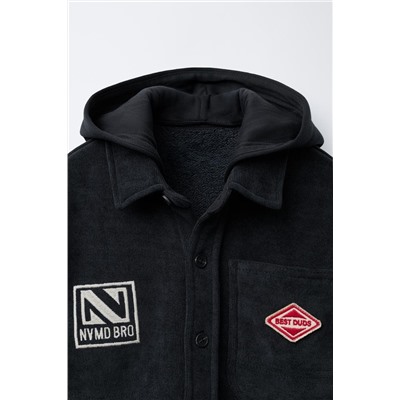 COMFORT CORDUROY FLEECE OVERSHIRT