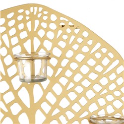 Wanddeko mit fünf Teelichthaltern