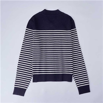 Простой шерстяной кардиган в тонкую полоску МАКС МАР*А