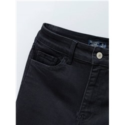 Abercrombie＆Fitc*h Осенние черные женские джинсы с высокой талией, узкие брюки-карандаш для женщин