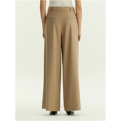 Брюки широкого кроя с добавлением шерсти, D460/ant