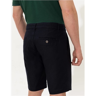 Lacivert Regular Fit Bermuda Şort