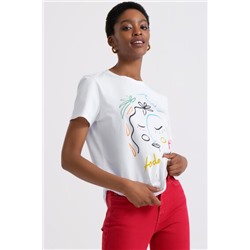 Camiseta ilustración cara