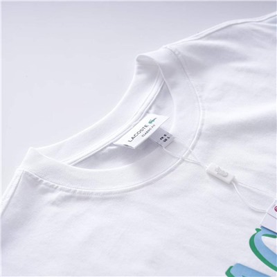 Хлопковая футболка унисекс  (2 цвета) ЛАКОСТ*Е