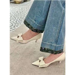 Туфли на высоком каблуке с острым носком и бантом  ВАЛЕНТИН*О​​  серии БОУКНОТ(Bowknot)