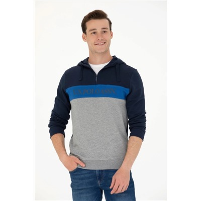 Erkek Lacivert Kapüşonlu Sweatshirt